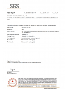 In-line diode SGS report